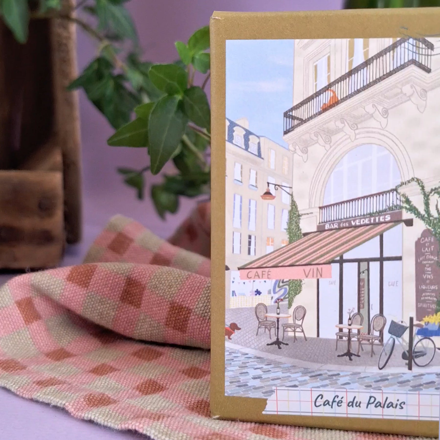 mini puzzle café du palais bordeaux échappée pièce rapportée voyage 99 pièces