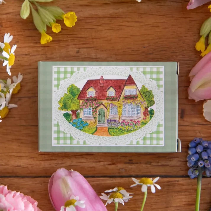 mini puzzle caro from woodland cottage anglais printemps saison cosy