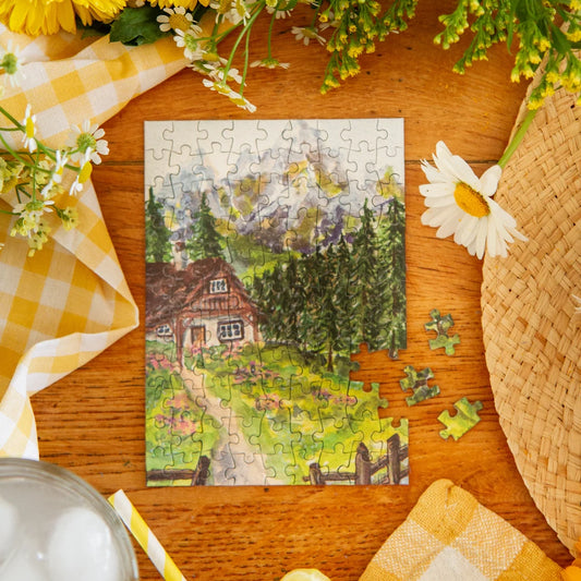 mini puzzle caro from woodland ete a la montagne printemps