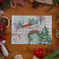 mini puzzle carofromwoodland paysage hiver cosy chalet