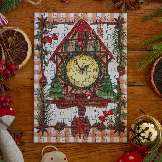 mini puzzle coucou ollie carofromwoodland hiver cosy saison noel