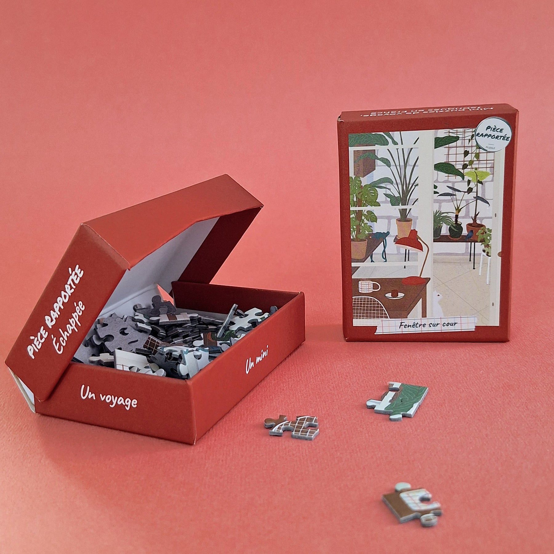mini puzzle fenetre sur cour bordeaux échappée pièce rapportée voyage puzzle 99 pièces