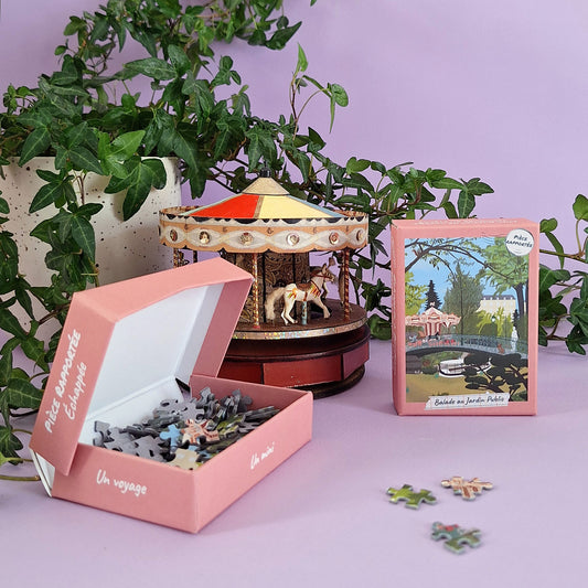mini puzzle jardin public bordeaux échappée pièce rapportée puzzle 99 pièces