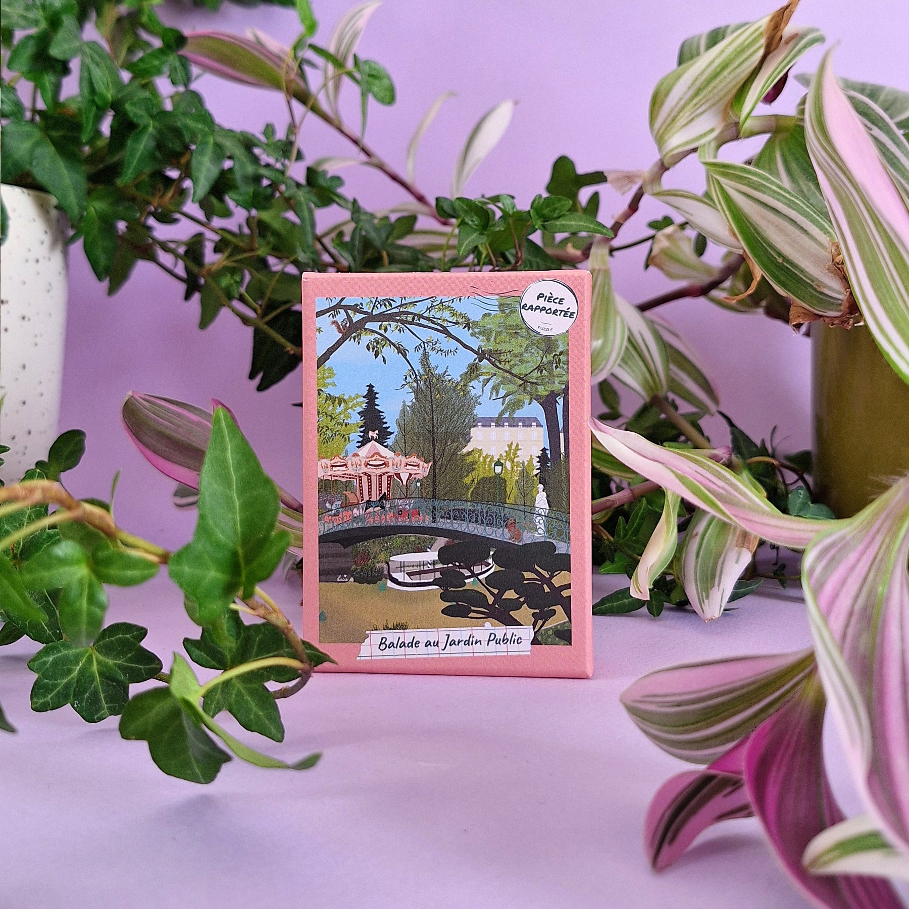 mini puzzle jardin public bordeaux échappée pièce rapportée voyage 99 pièces