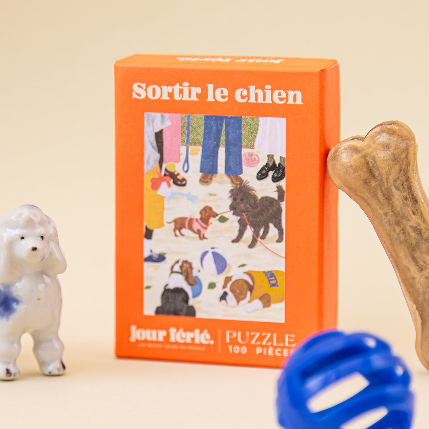 mini puzzle jour ferie sortir le chien 100 pieces