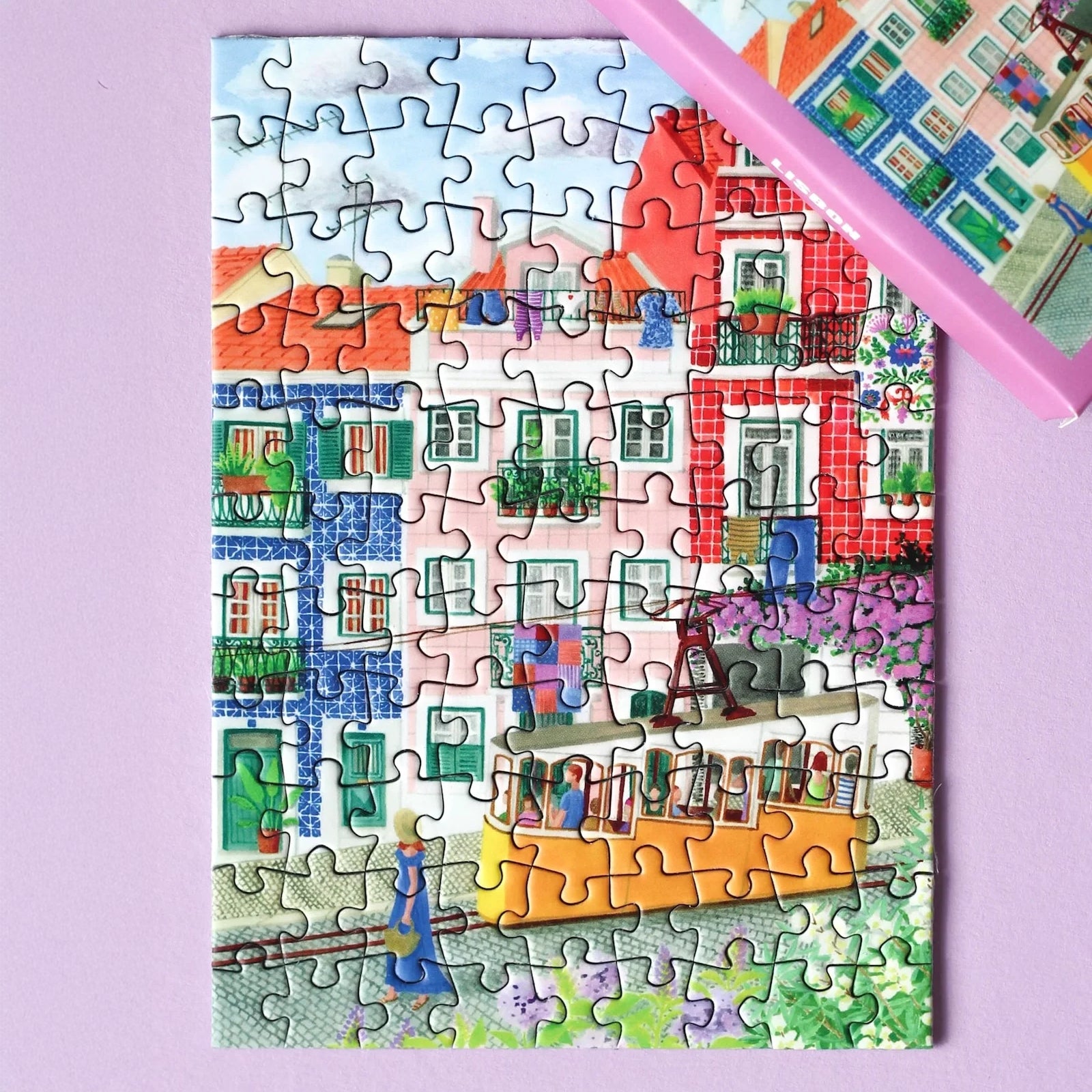 mini puzzle lisbon piecely melanie voituriez 99 pieces