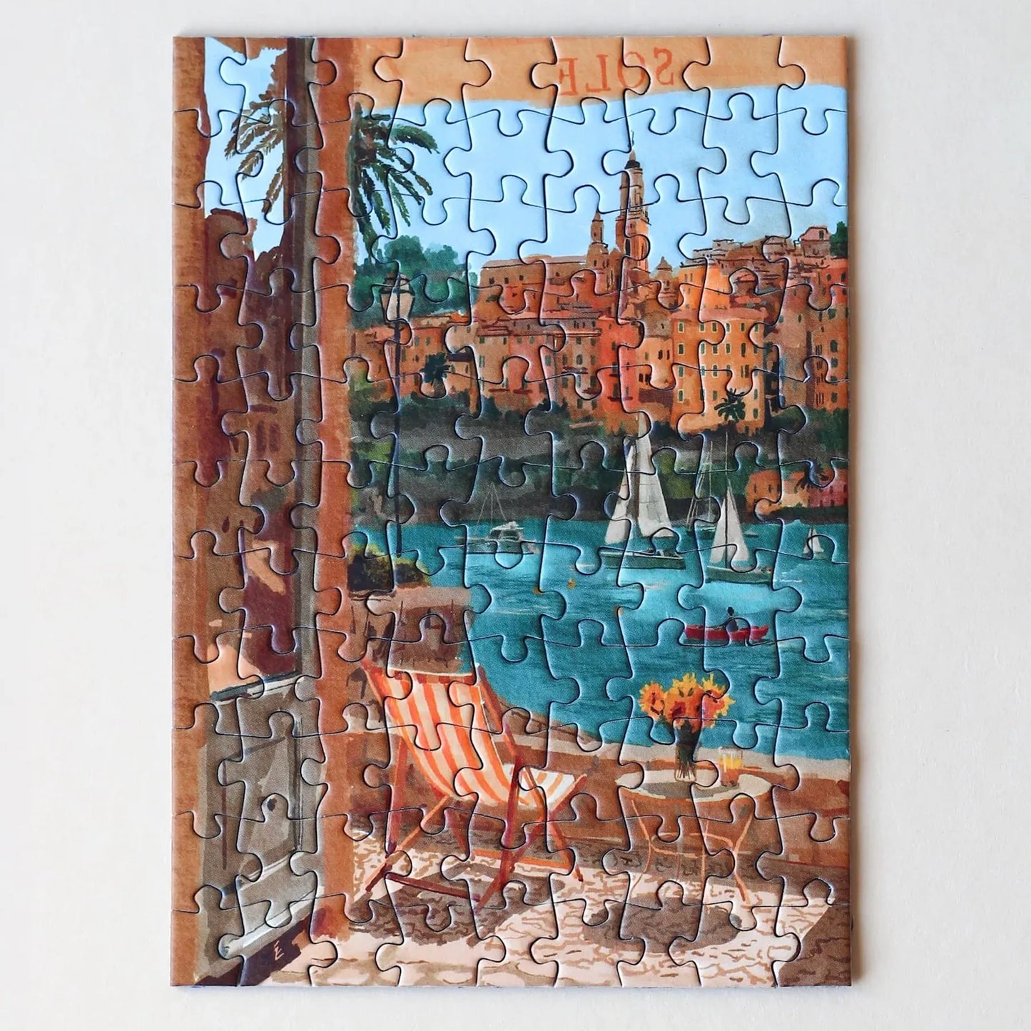 mini puzzle menton piecely 99 pièces sud france nice