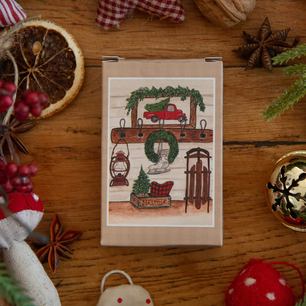 mini puzzle noel farmhouse carofromwoodland hiver cosy noel