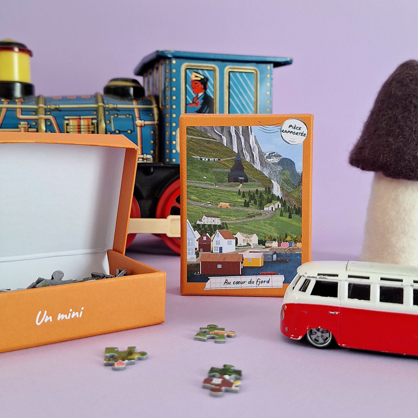 mini puzzle norvège au coeur du fjord échappée pièce rapportée voyage