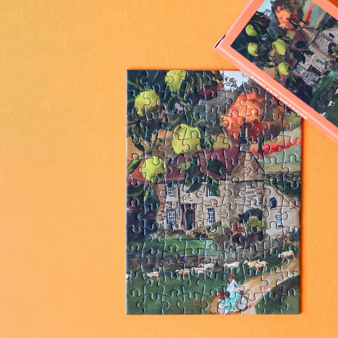 mini puzzle piecely english cottage 99 pieces