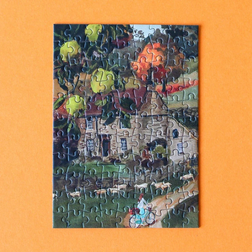 mini puzzle piecely english cottage cosy