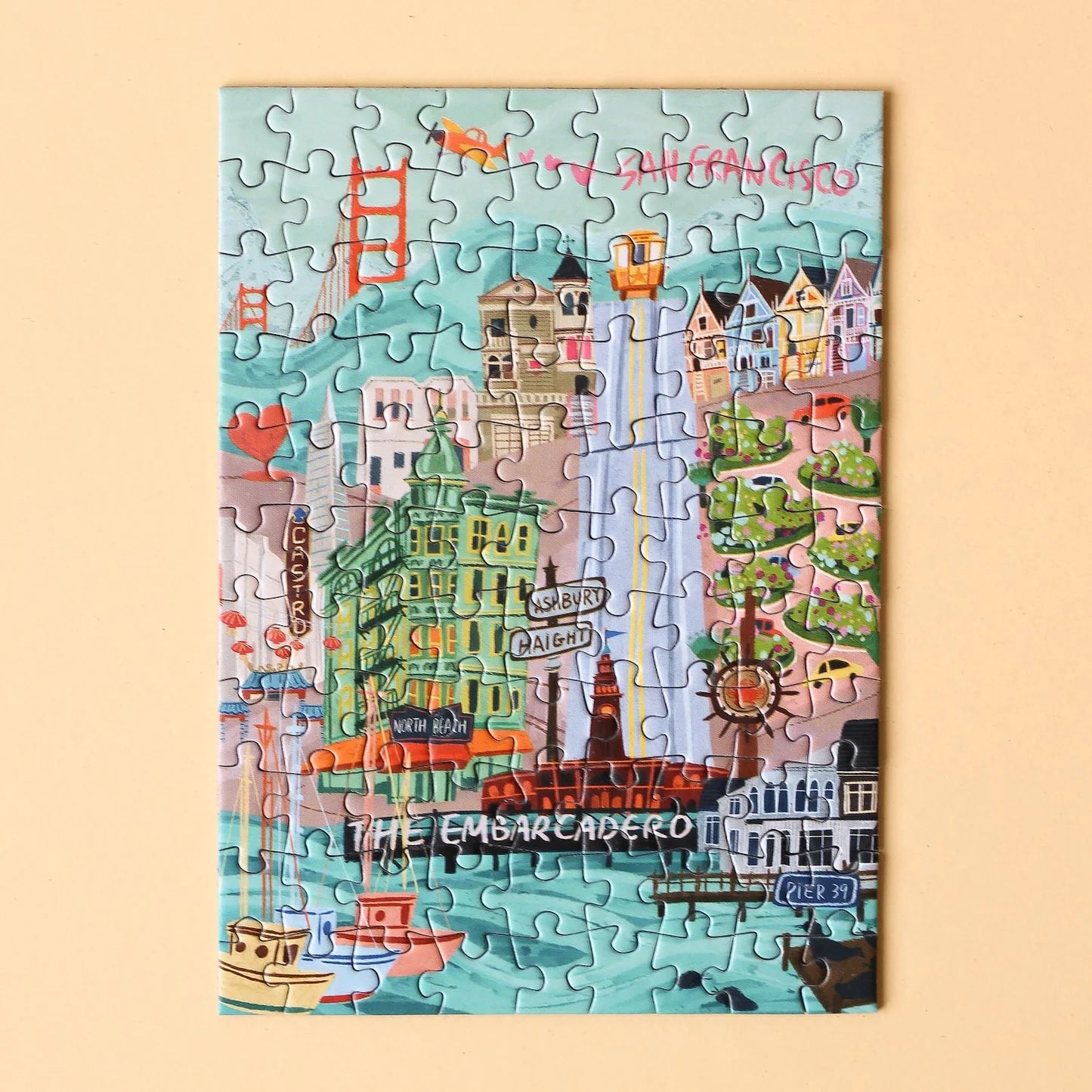 Piecely Mini puzzle San Francisco