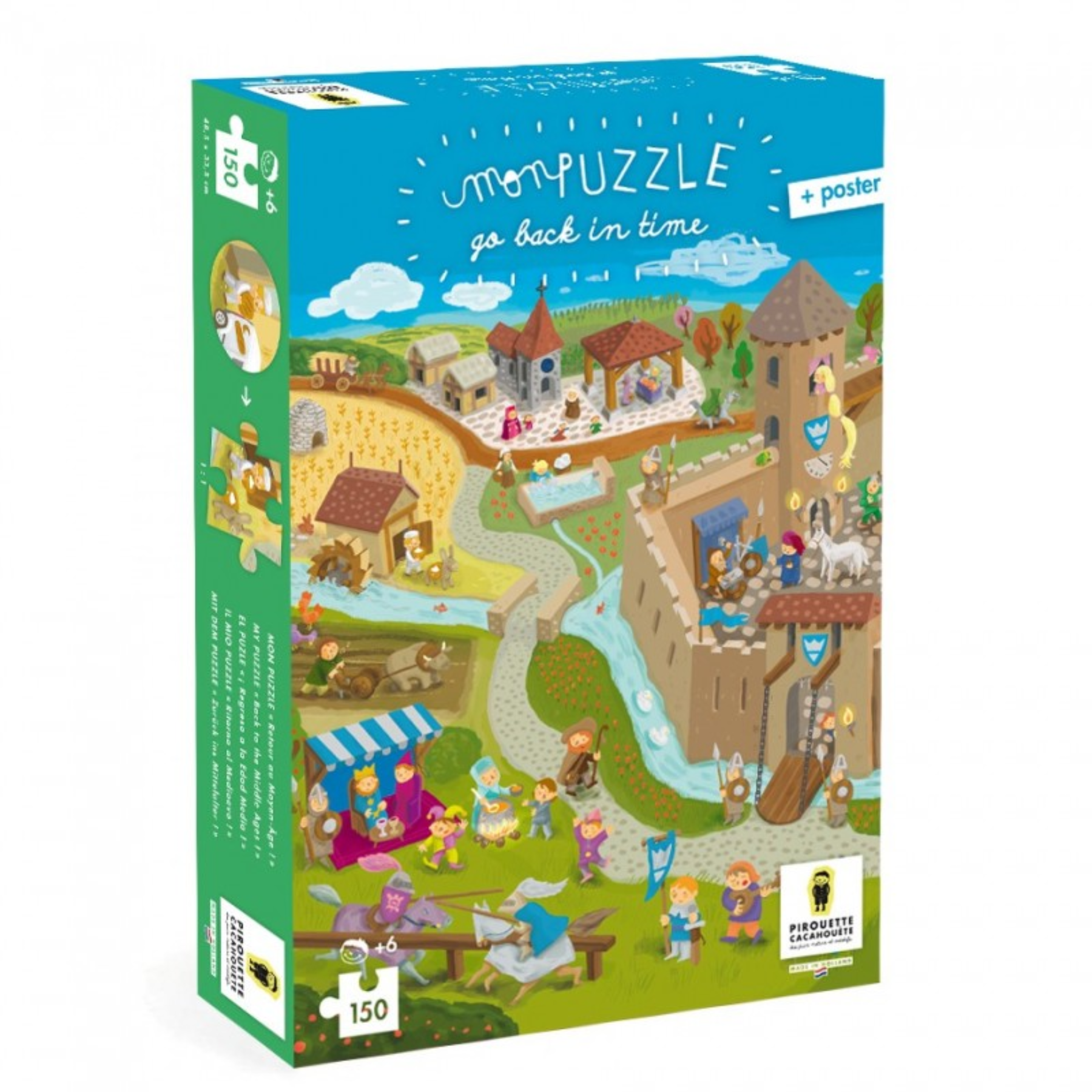 Puzzle Moyen-Age Pirouette cacahouète