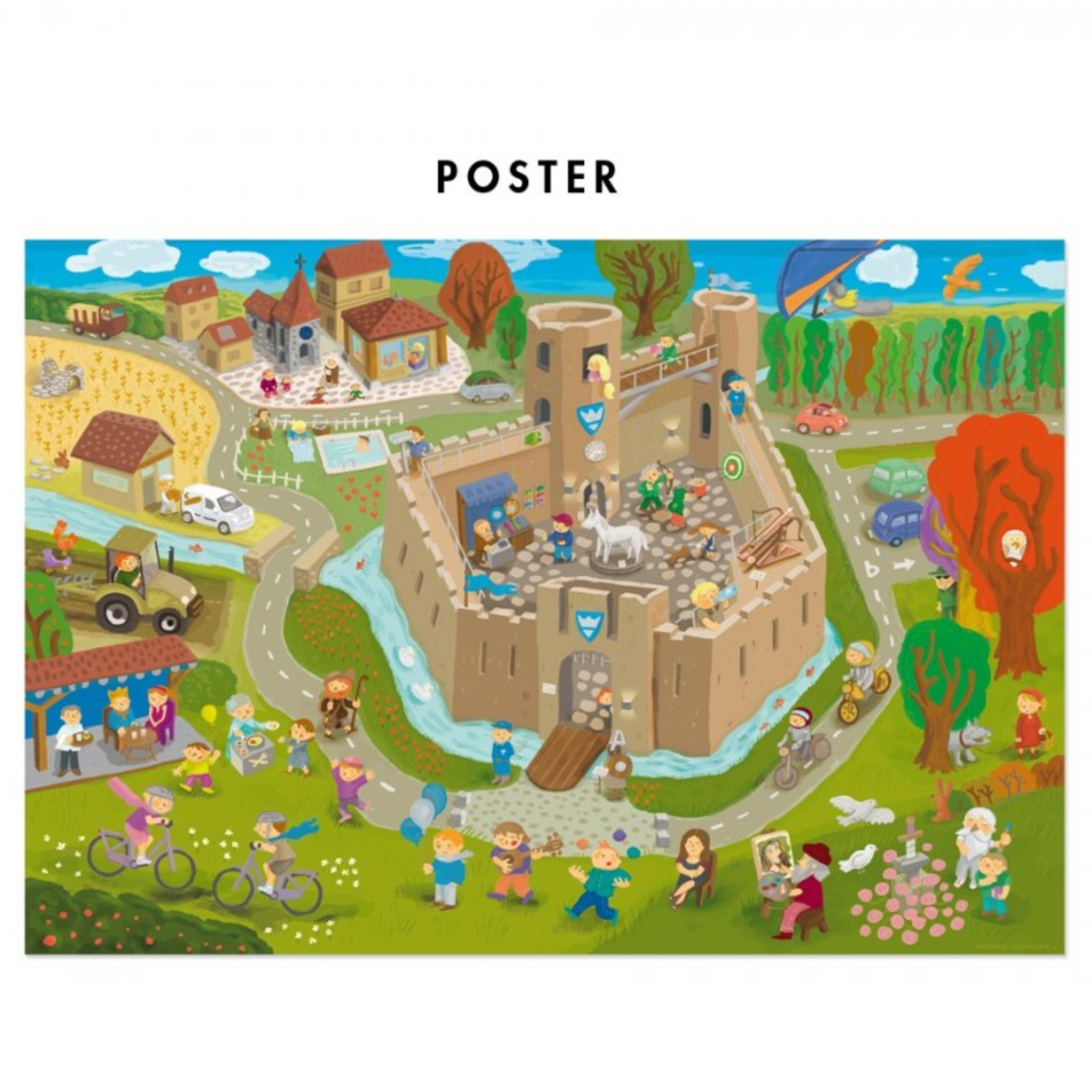 Puzzle enfant Moyen-Age Pirouette cacahouète