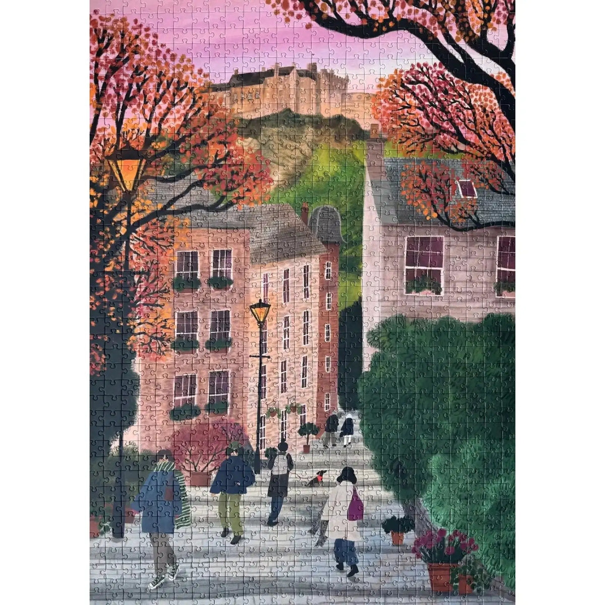piecely puzzle 1000 pieces ecosse cosy edimbourg achel victoria hillis