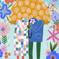 Puzzle illustré Flower shower Pieces and Peace