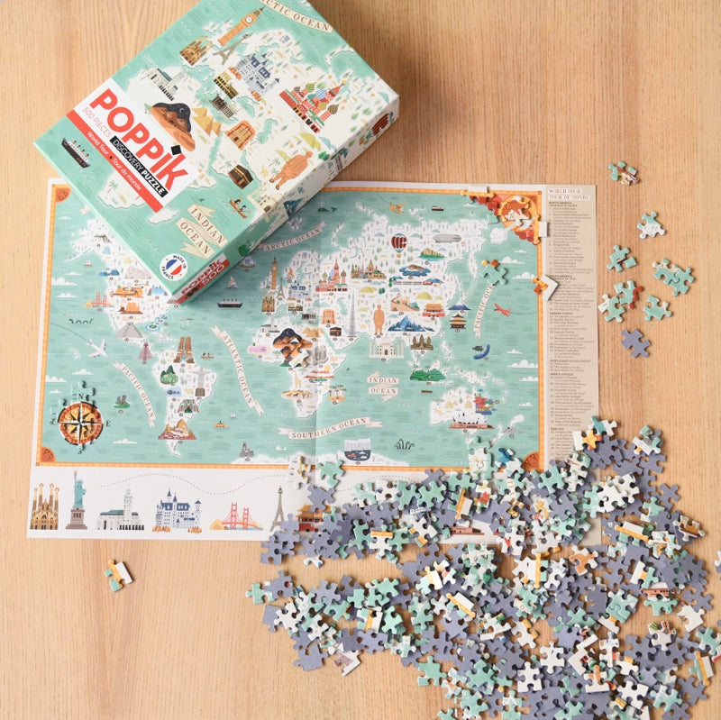 puzzle enfant poppik monde