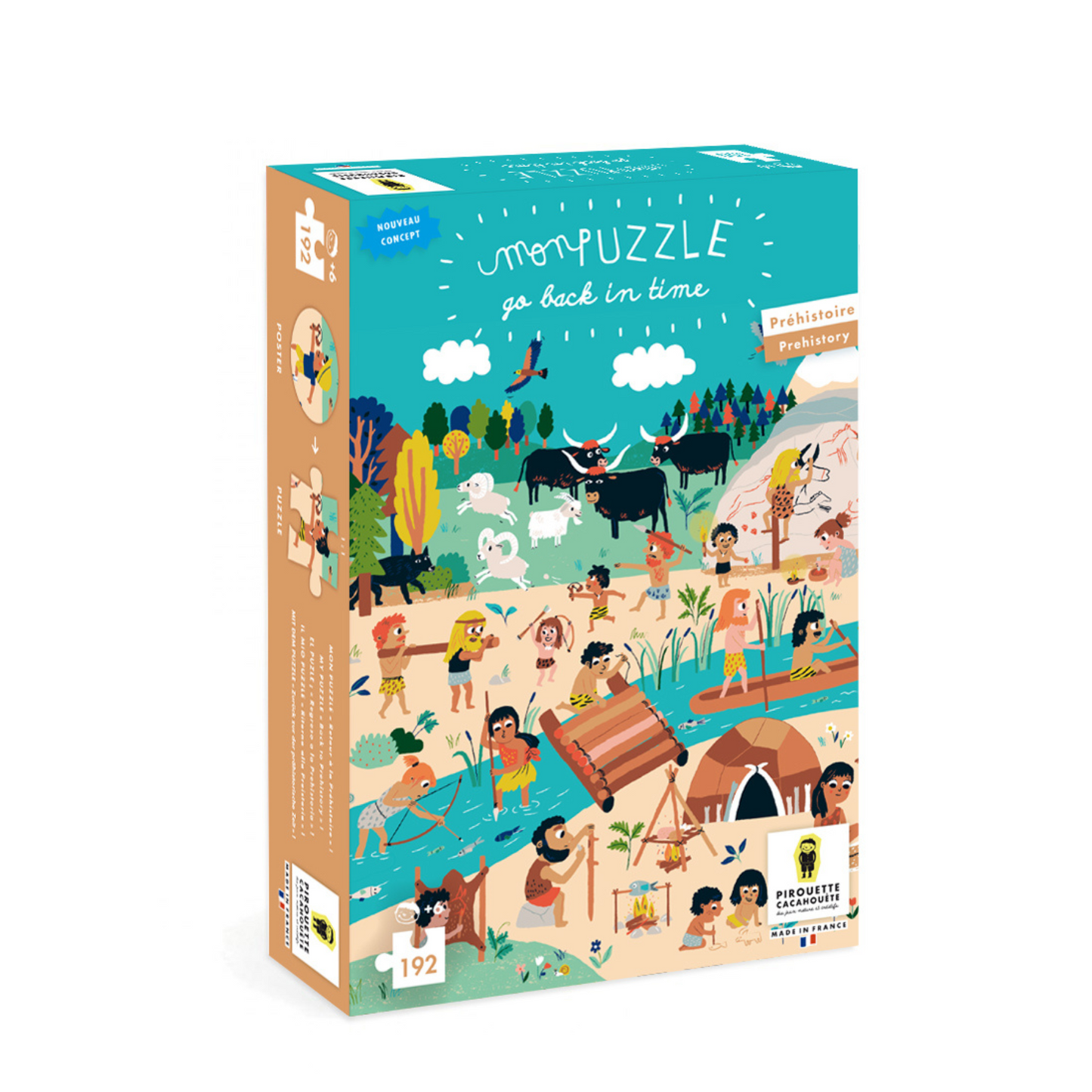 Puzzle Préhistoire Pirouette cacahouète