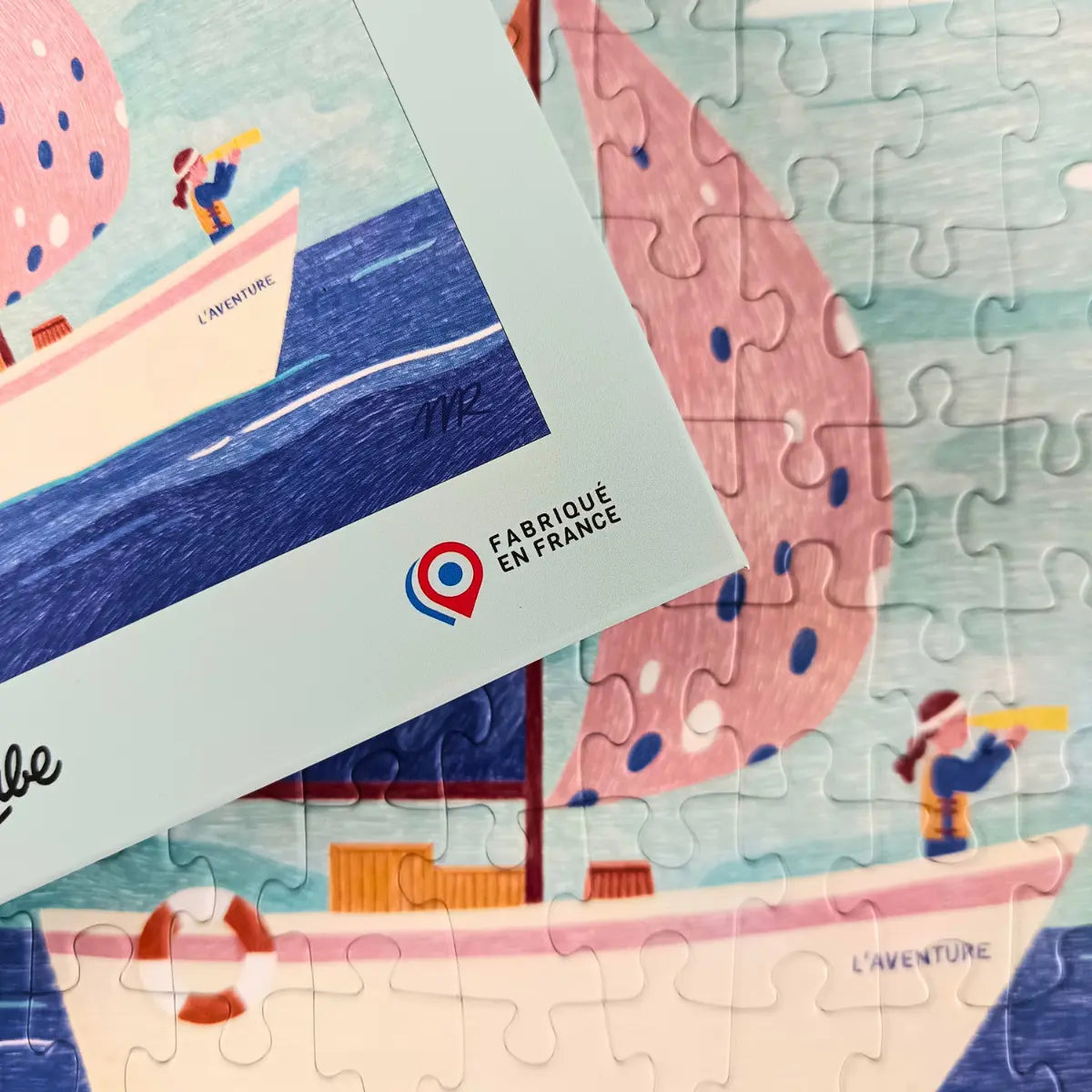 puzlle 200 pieces enfant bateau made in France Aparte