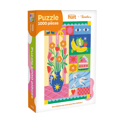 puzze 1000 pieces limistic lundi en huit made in france