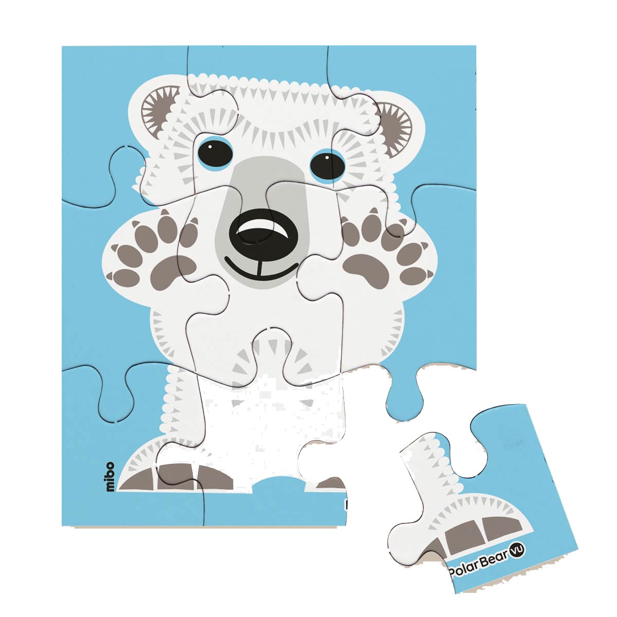 Puzzle enfant Ours polaire – Pièce rapportée