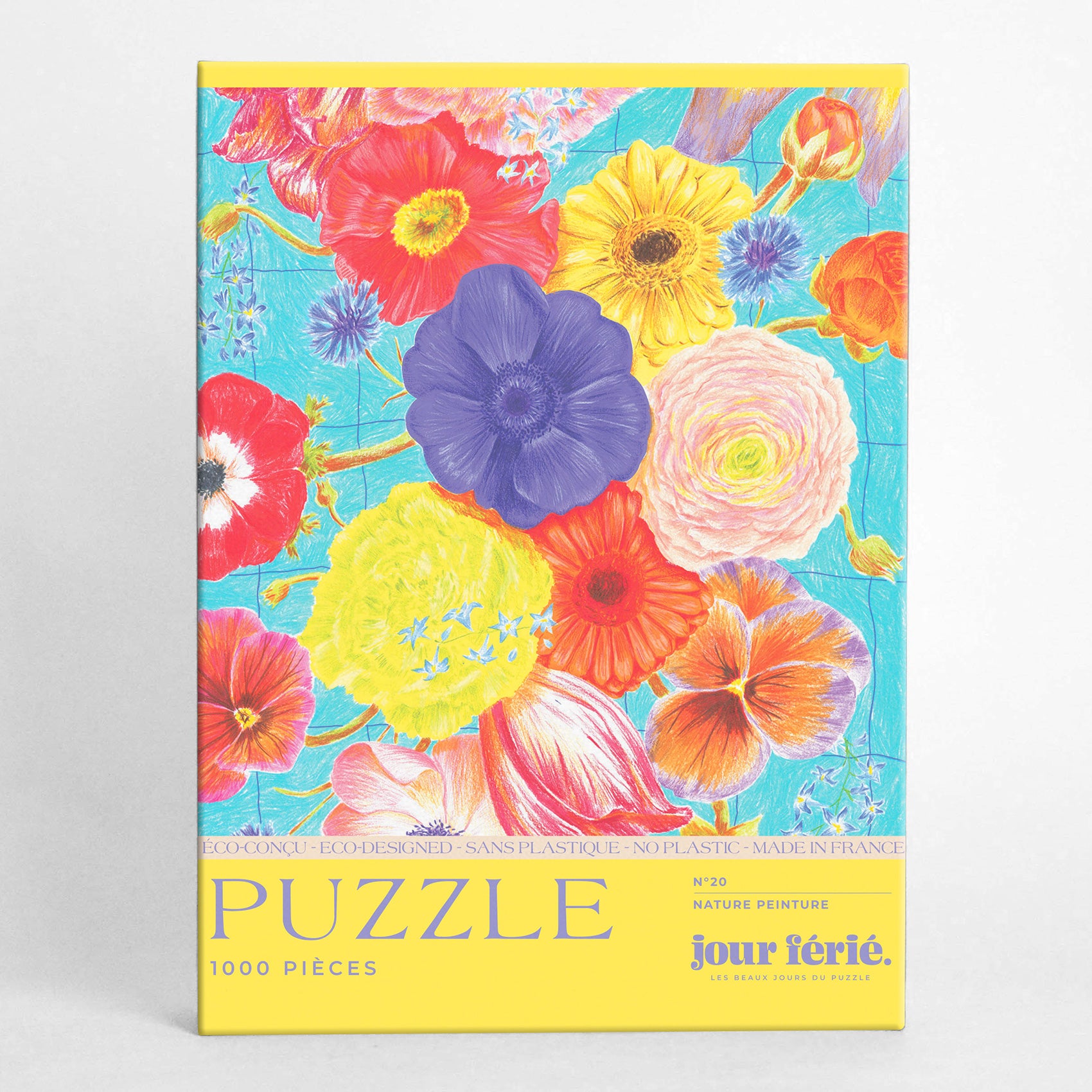 puzzle 1000 pièces fleur jour férié