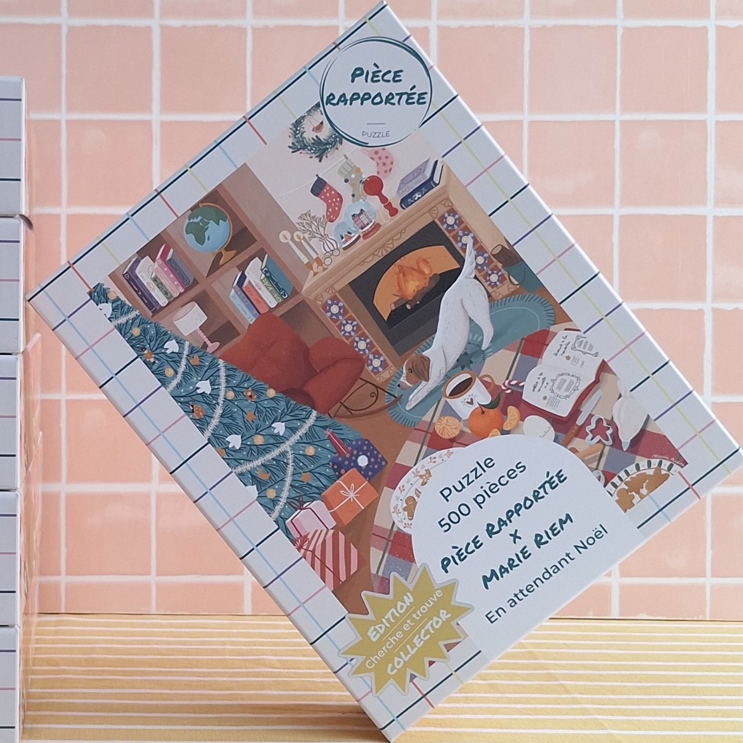 puzzle noel 500 pièces marie riem pièce rapportée