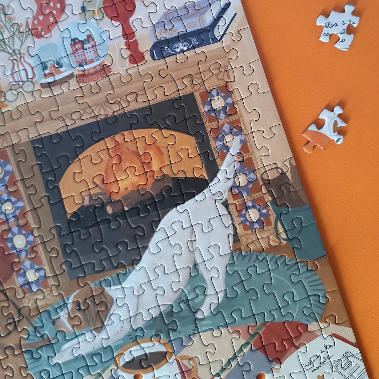 puzzle noel hiver 500 pièces en attendant noel cherche et trouve pièce rapportée marie riem