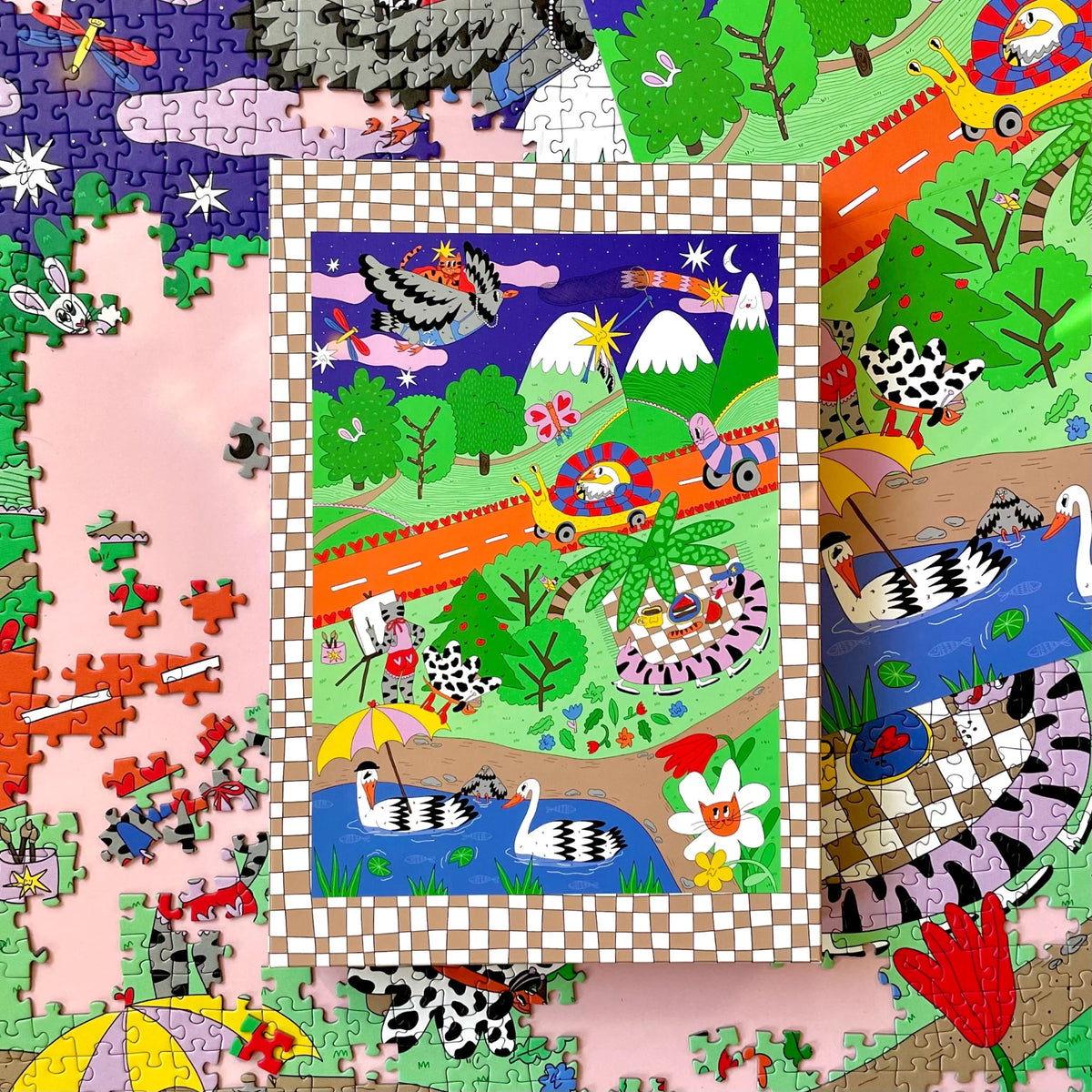 puzzle 1000 pieces 5 seconds later das puzzle kollektiv avant apres