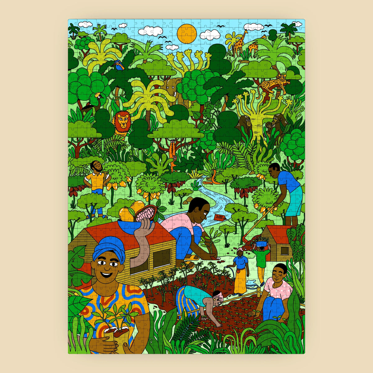 puzzle 1000 pièces fairforest das puzzle kollektiv association Fairventures Worldwide