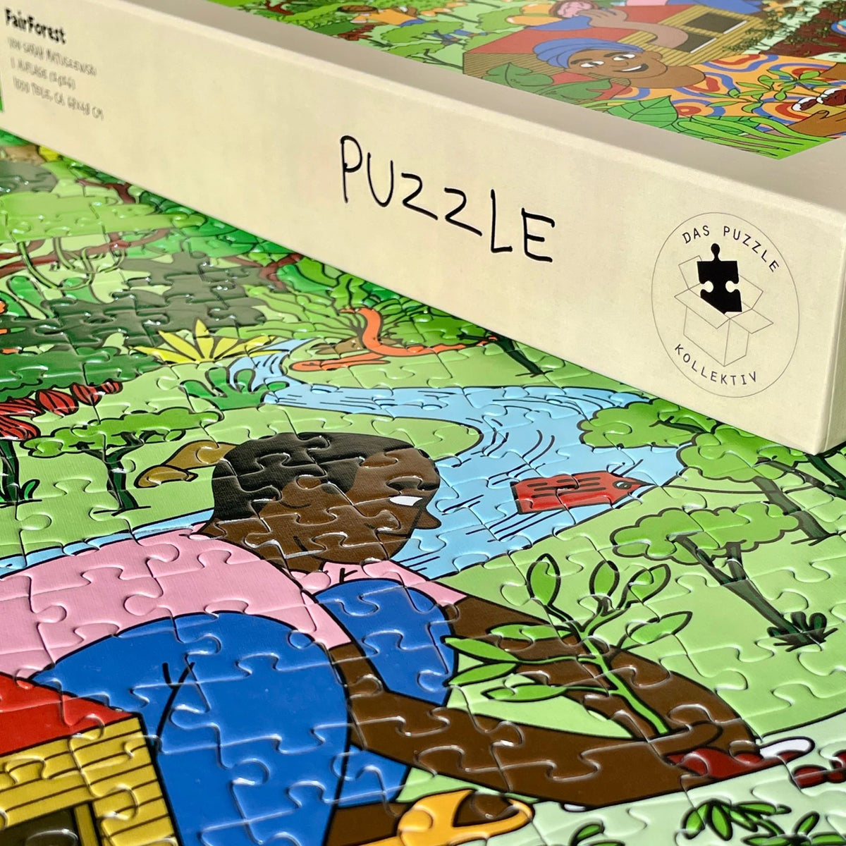puzzle 1000 pièces fairforest das puzzle kollektiv association Fairventures Worldwide sarah matuszewski