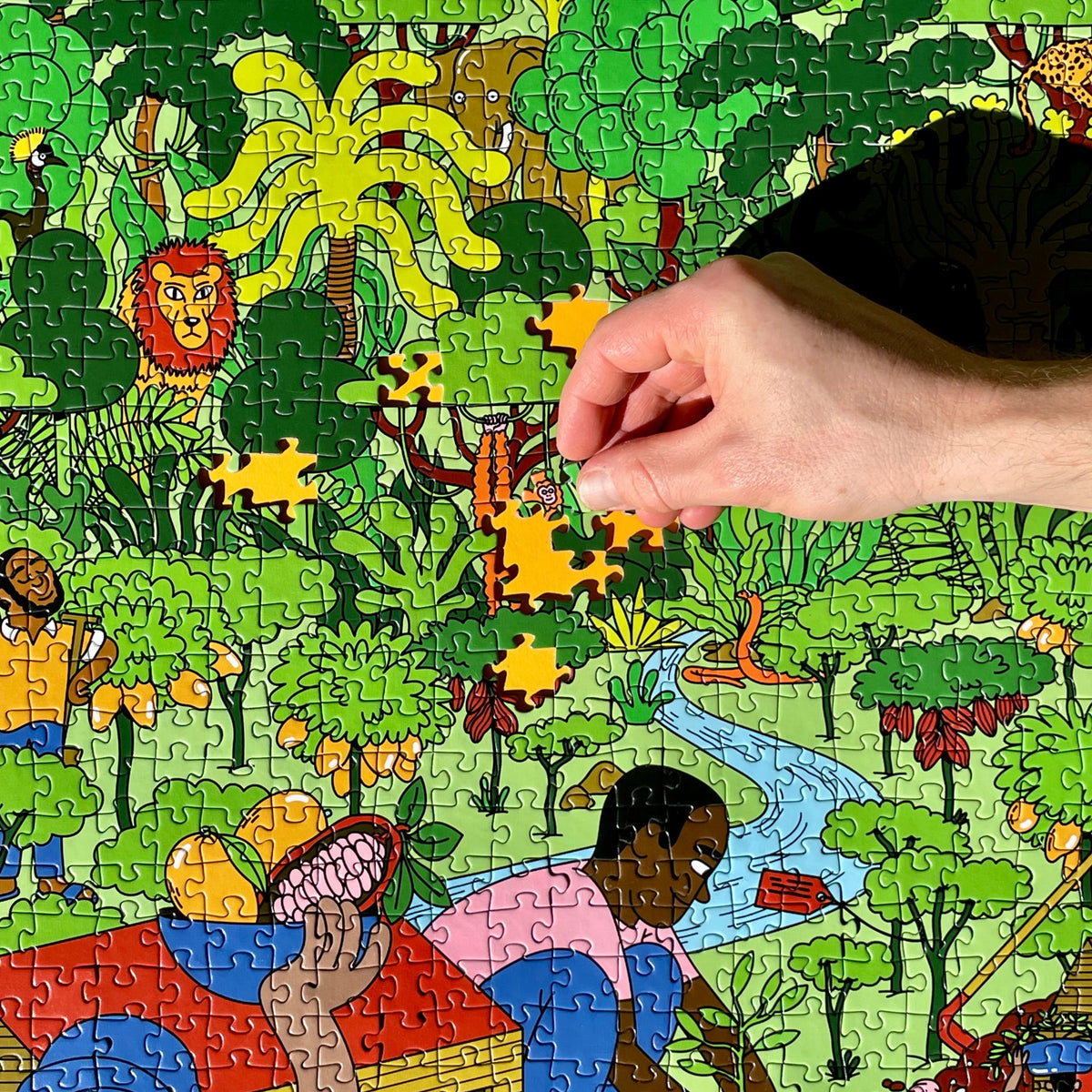 puzzle 1000 pièces fairforest das puzzle kollektiv association sarah matuszewski