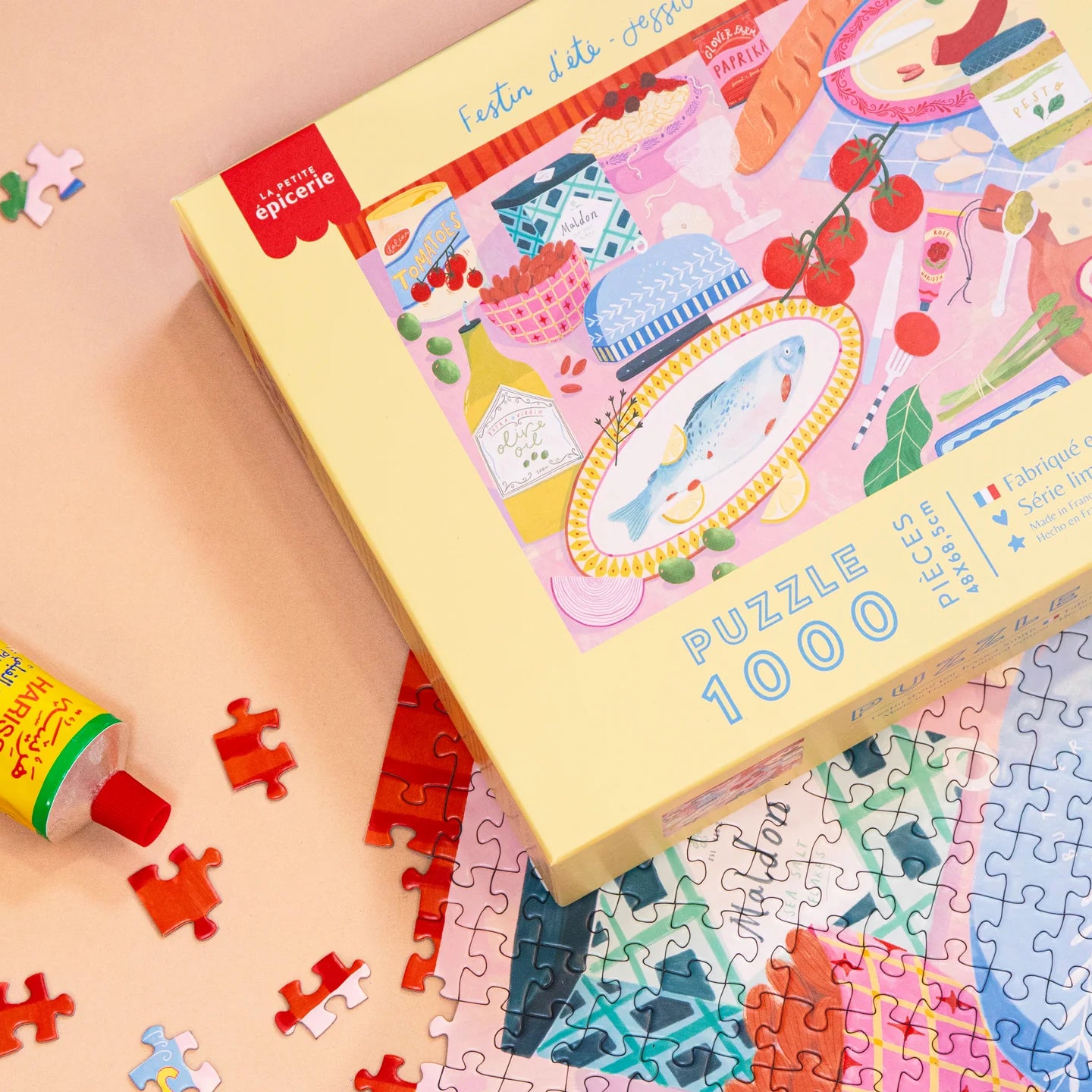 puzzle 1000 pièces la petite épicerie festin d'été
