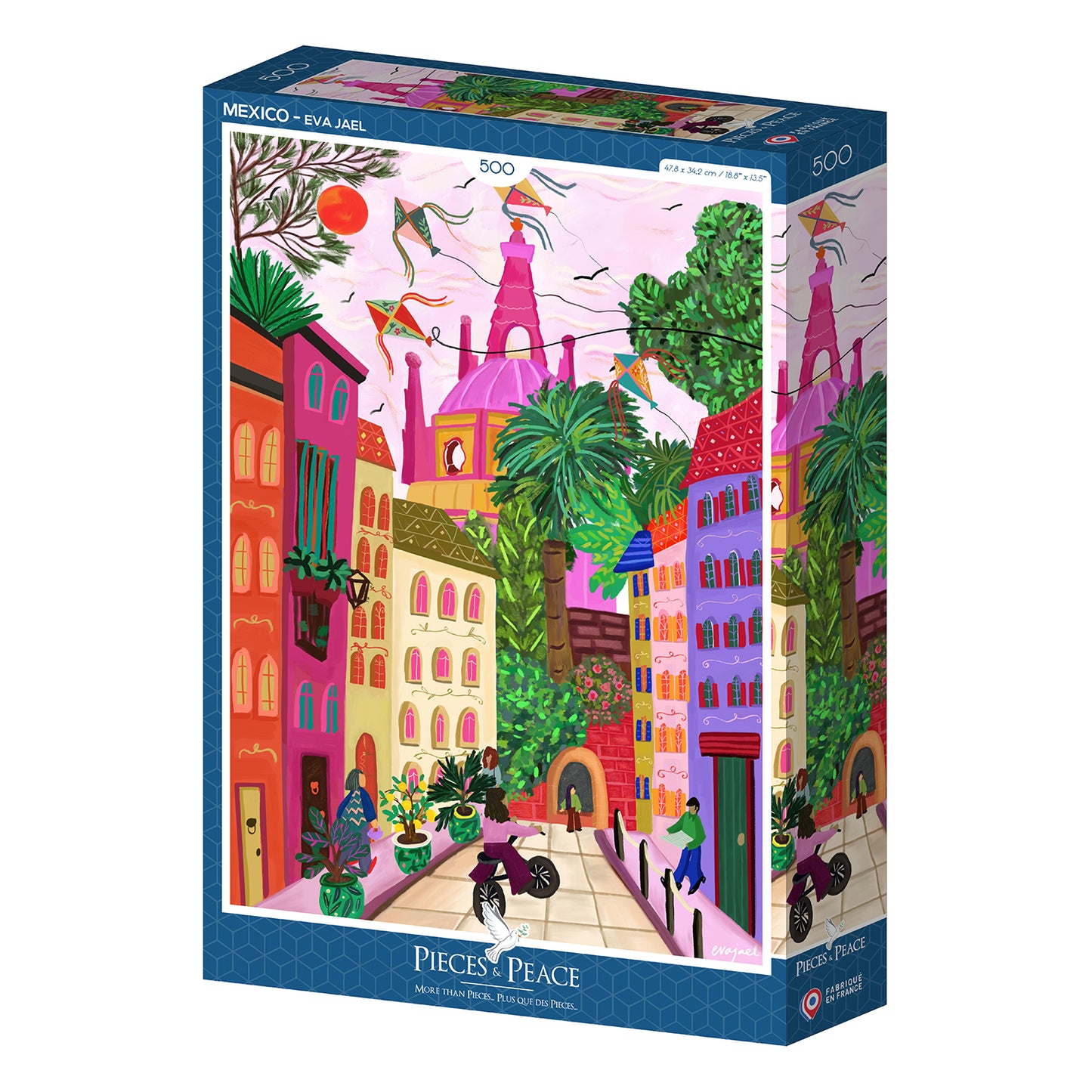 puzzle 500 pieces mexico pieces and peace lack studio mexique