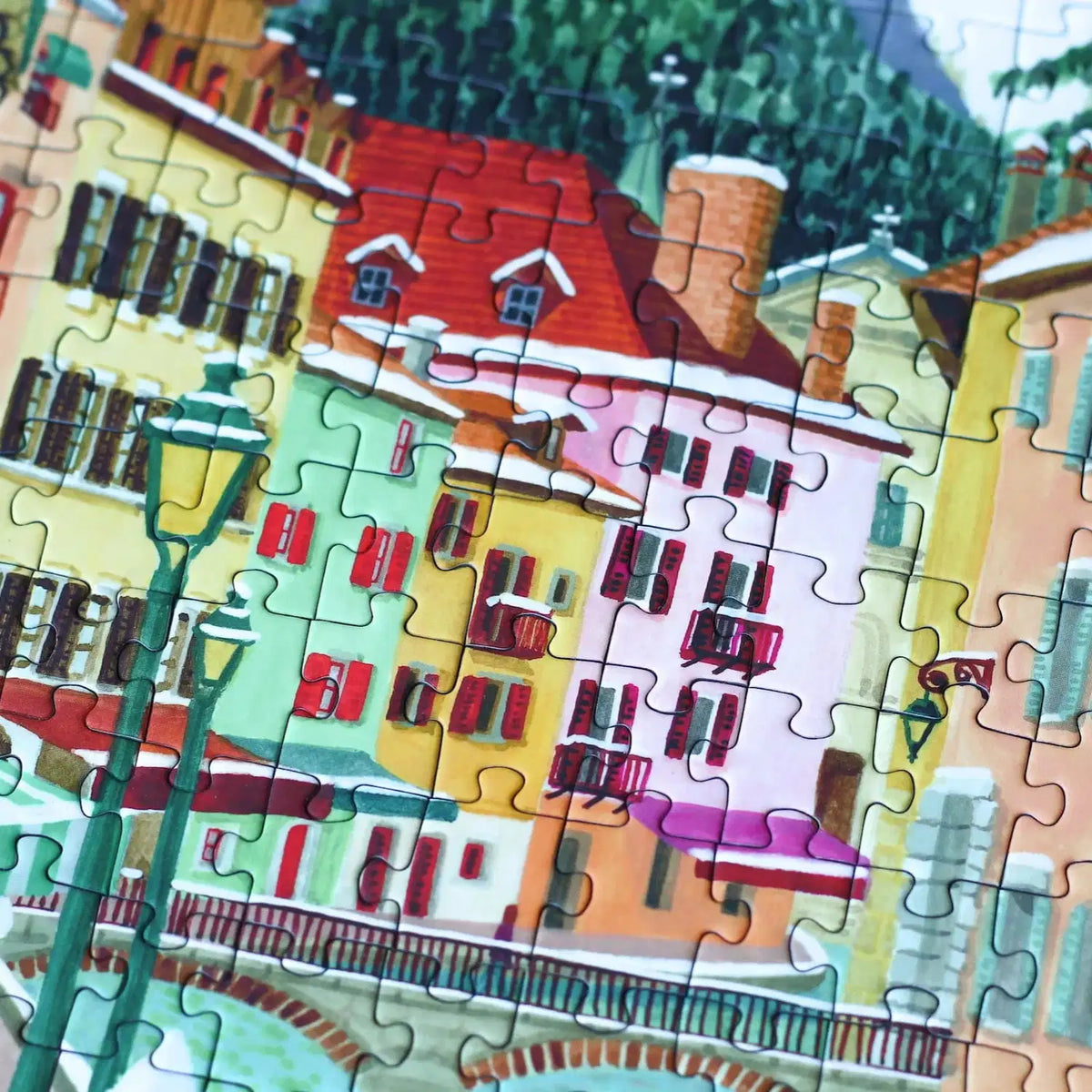 puzzle French Alps 500 pièces piecely mélanie voituriez annecy