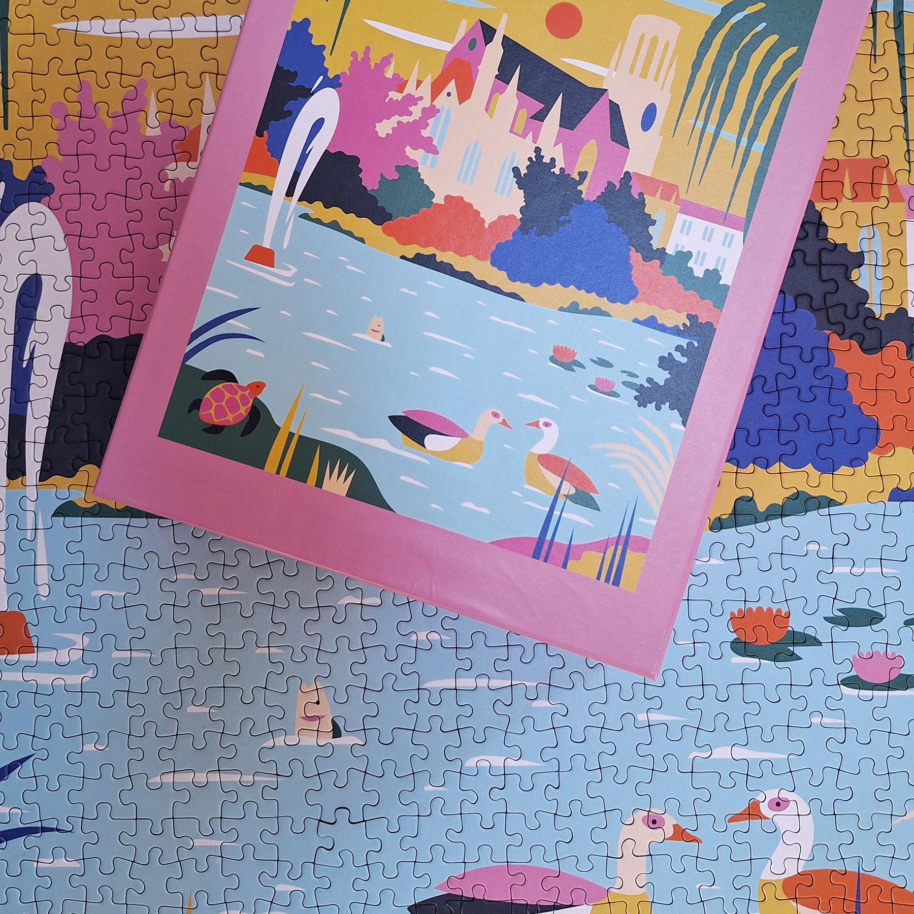 puzzle box abonnement das puzzle kolletiv lac de feu 1000 pièces