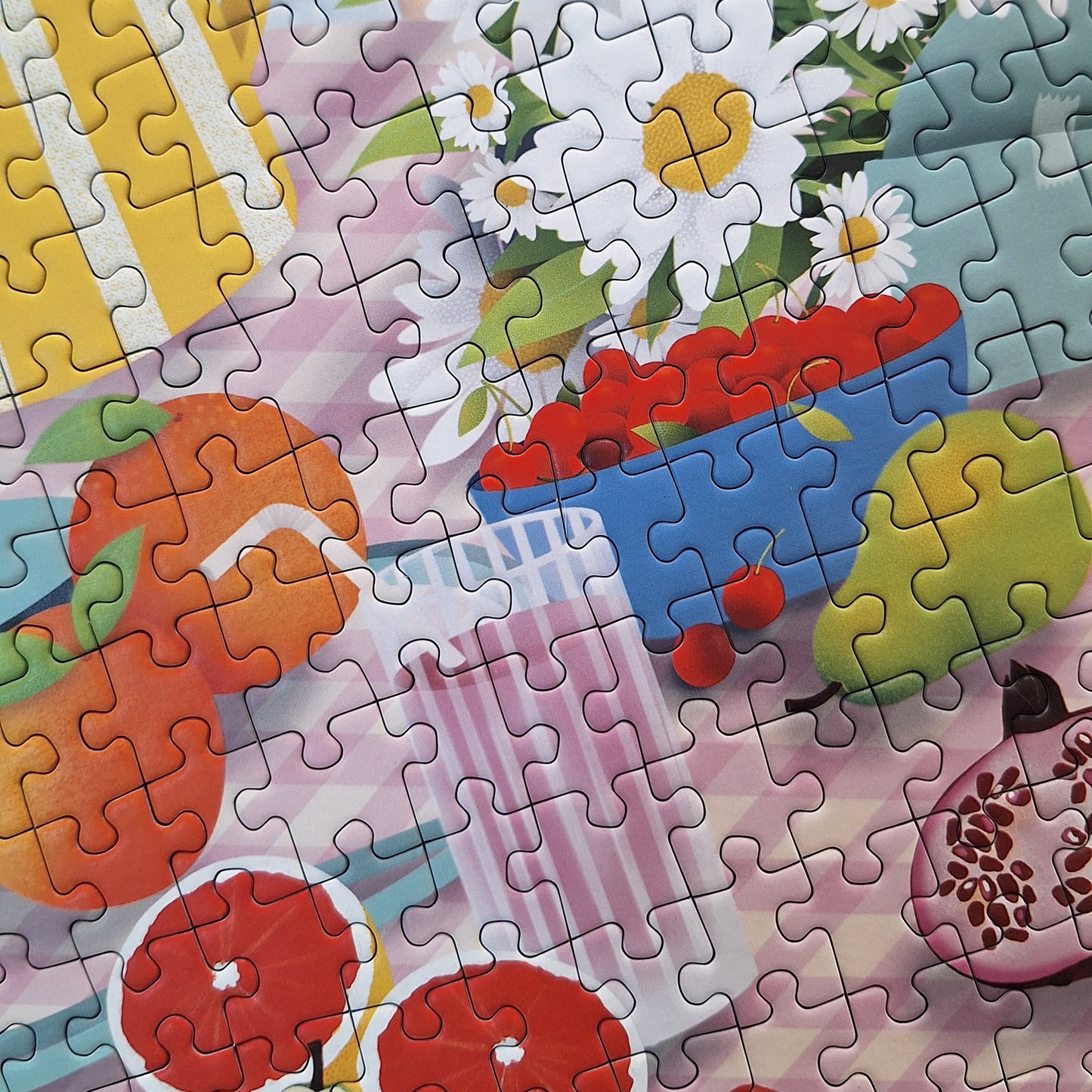 puzzle brunch du dimanche soleon pièce rapportée 500 pièces food made in france