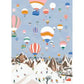 puzzle kozy 1000 pieces ballons hiver noel montagne Ceyda alasar monamai