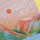 puzzle lisa masse balade entre ciel et terre pièce rapportée 500 pièces soleil nature montagne