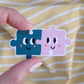 sticker puzzle piece amoureux piece rapportee journaling
