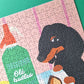 puzzle taxi brousse 1000 pièces tapas y amigos pièce rapportée teckel chien