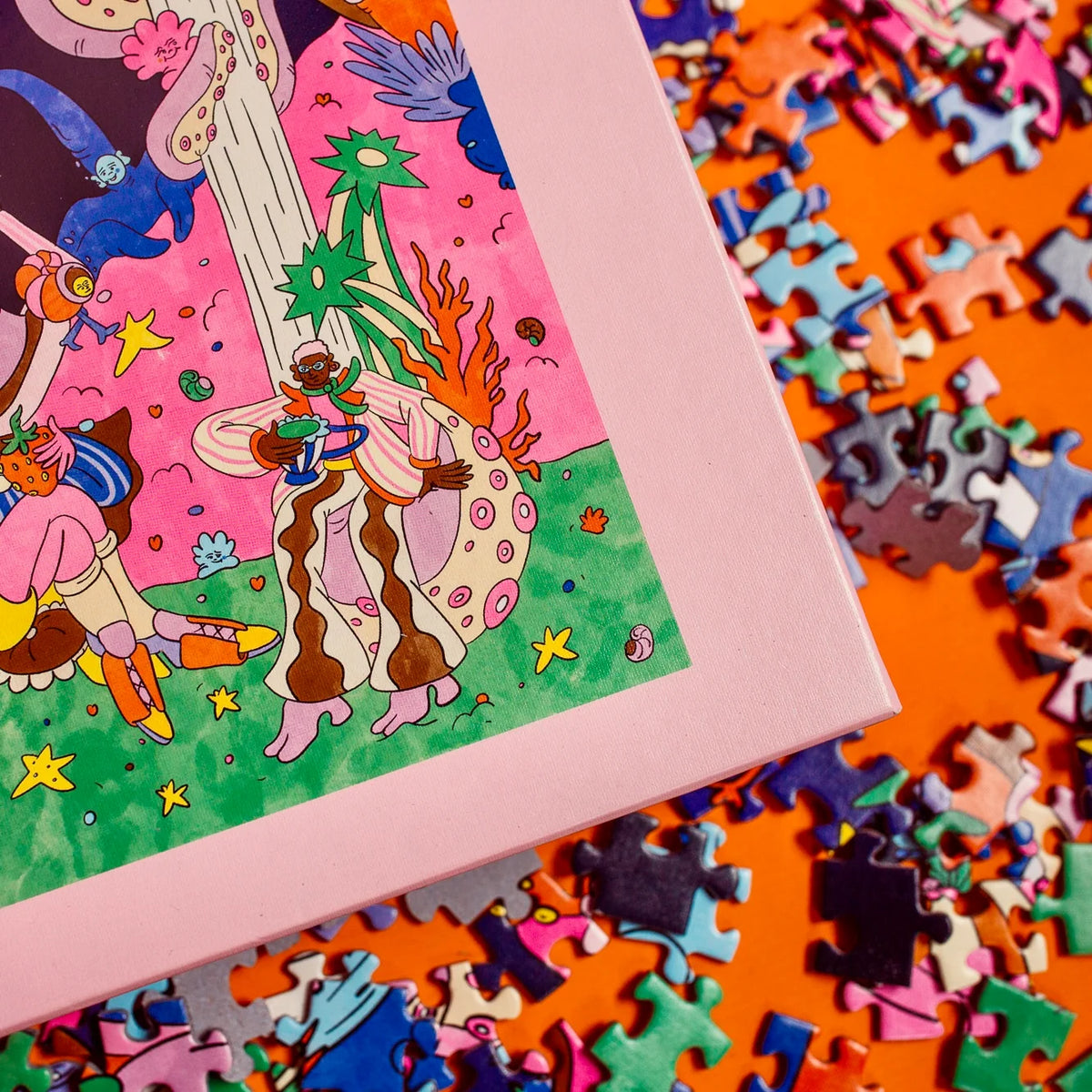 puzzle ado 1000 pièces das puzzle kollektiv Viktoria Mladenovski thé à l'heure de la mer