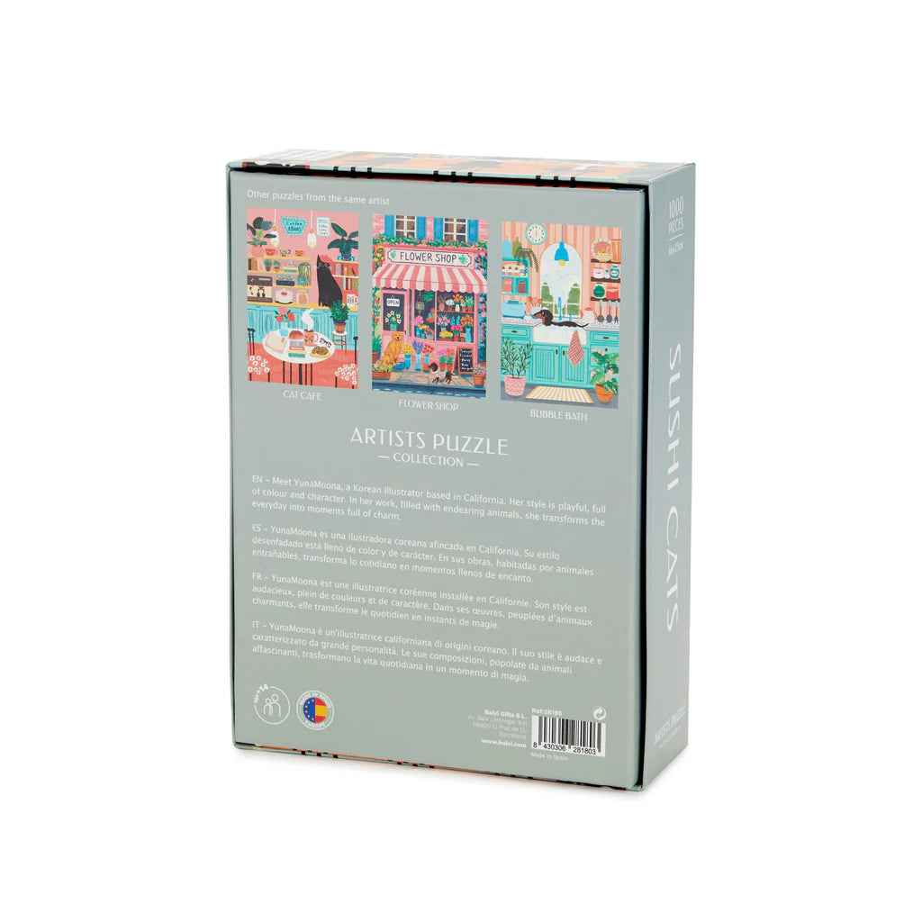 puzzle balvi sushi cats 1000 pièces cat japon chat
