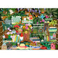 puzzle bibliothèque du jardinier livre pieces and peace 1500 pièces made in france