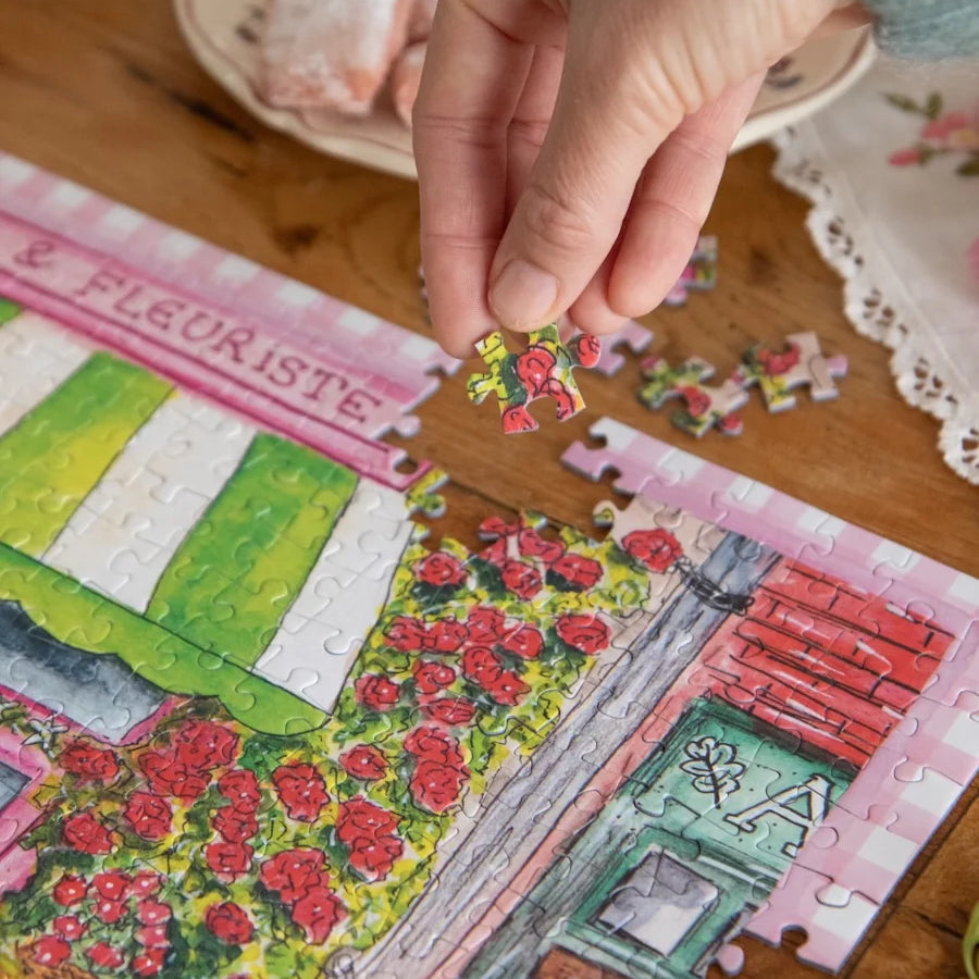 puzzle caro from woodland Fleuriste 500 pieces printemps saison fleur
