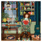 puzzle carré 1000 pièces sewing and reading couture et lecture pieces and peace made in france