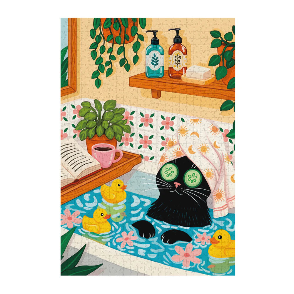 puzzle cat spa balvi unamoona 1000 pieces art puzzle