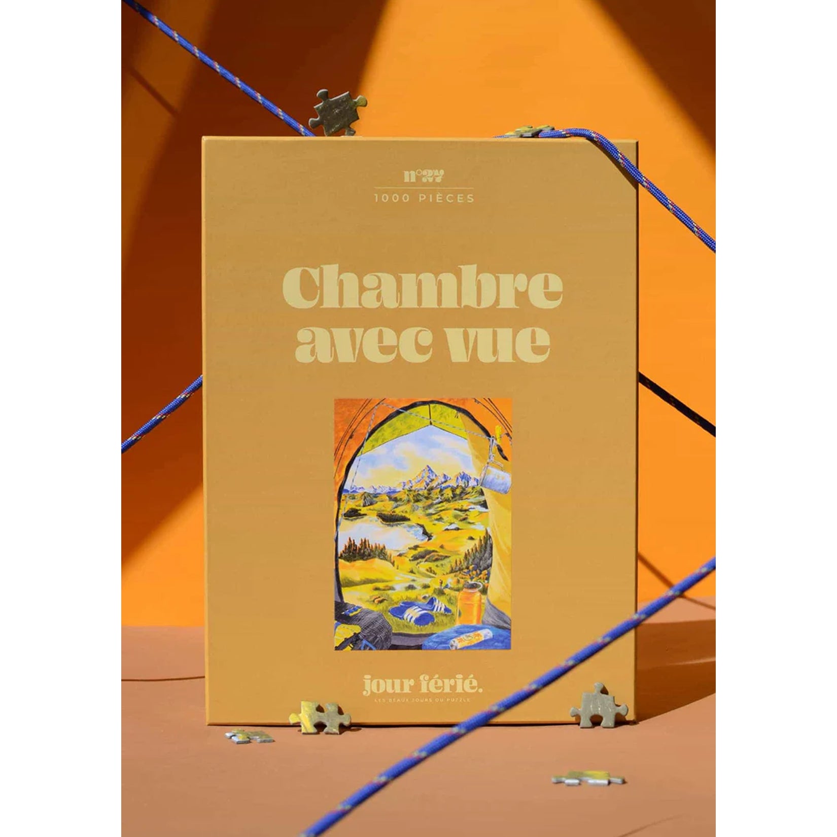 puzzle chambre avec vue 1000 pièces jour ferié tente camping montagne made in france rando