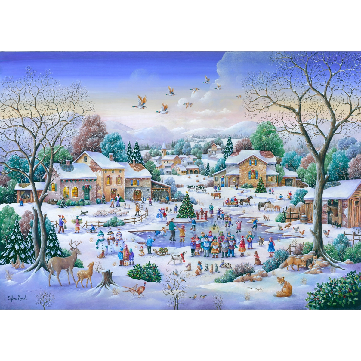 puzzle chorale de noel les editions imaginaires