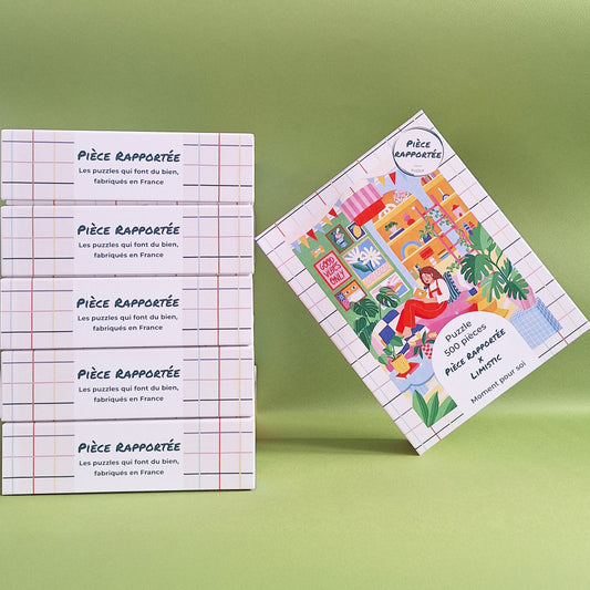 puzzle limistic illustratrice moment pour soi 500 pièces pièce rapportée
